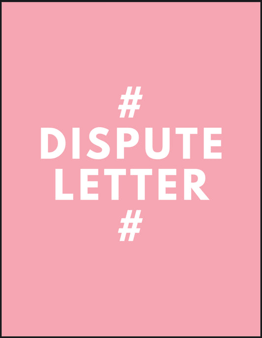 Dispute Lettter